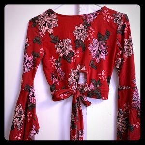 Red Crop Top